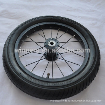 14"х1.95" черный колеса велосипеда алюминиевого сплава колеса